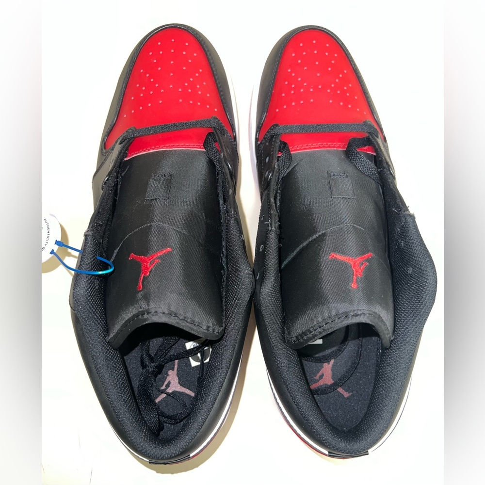 Jordan 1 Bred Toe 2.0, Black, White, and Red, Size 14, New - Picture 10 of 14
